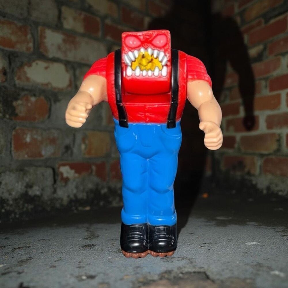 Vintage 1988 Kenner Real Ghostbusters Hard Hat Horror Action Figure Transforms B